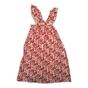 Bonpoint Floral Red and White Dress